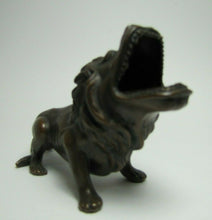Load image into Gallery viewer, Antique Jenning Bros Lion Cigar Rest Holder Ashtray ornate figural bronze wsh JB
