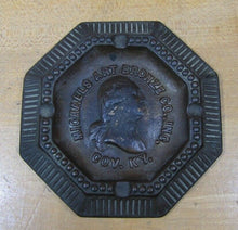 Load image into Gallery viewer, Antique George Washington Bronze Tray Michaels Art Bronze Co Covington Kentucky
