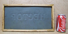 Load image into Gallery viewer, SMOKE HECTOR 5c HAVANA CIGARS c1920 Embossed Tin Advertising Sign MILD &amp; FRAGRANT

