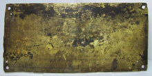 Load image into Gallery viewer, Antique SALEM ELEVATOR WORKS Brass Sign Salem Mass Architectural Hardware Plaque
