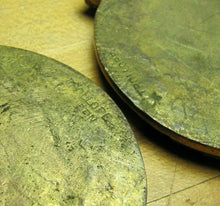 Load image into Gallery viewer, TROLLOPE LONDON 19c Bronze Gold Gilt Door Push Pair Ornate Hardware Doorpush
