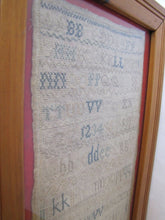 Load image into Gallery viewer, 1830 LET ALL THE FOREIGN TONGUES ALONE ... SARAH ANN STAPP School Girl Sampler
