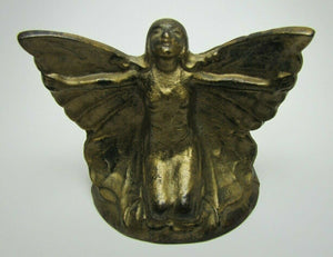 c1931 Art Deco FAIRY PIXIE NYMPH HAMPTON HARDWARE Co Bookend Decorative Statue