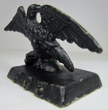 Load image into Gallery viewer, Antique Cast Iron FOE FRATERNAL ORDER of EAGLES Bookend Small Doorstop Statue
