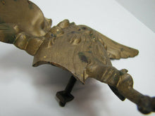 Load image into Gallery viewer, Spread Winged Eagle Bird Antique Cast Iron Architectural Hardware Element
