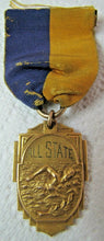 Load image into Gallery viewer, ALLSTATE Swimming YMCA CHAMP 10k GF Antique Medallion Ribbon HOCK &amp; MANDEL NY
