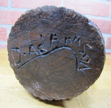 Load image into Gallery viewer, AFRICAN FOLK ART TREE OF LIFE Old Decorative Art Statue Artist Signed D ADAMSON

