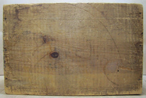 BATTLESHIP RAISINS Antique Wooden Crate Box fabulous design Hooven Merch Co NY