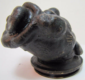 Original FOZZY BEAR Toy Mold Rare HTF Cast Metal Head Industrial Factory MUPPETS