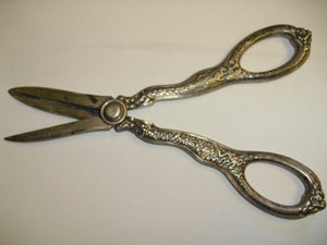 Victorian TIFFANY GRAPE SHEARS Olympian Sterling Ornate Detailed RARE