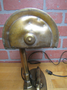Art Deco Leopard Lamp Old Decorative Arts Desk Student Light Big Cat Prowling
