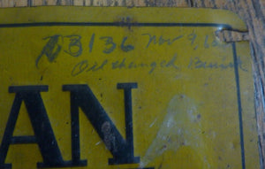 Orig 1929 Member AMERICAN AGRICULTURIST SERVICE BUREAU Sign embossed farm advert