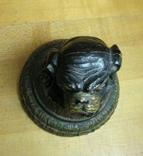 Load image into Gallery viewer, Old BULLDOG Pencil Holder wonderfully detailed desk art KING NEW YORK
