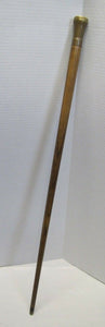 Vtg RESORTS ATLANTIC CITY CASINO Souvenir Walking Stick Cane signed WS Ornate