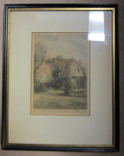 Load image into Gallery viewer, 19c SIR WALTER STONE COTTAGE Signed Art Artwork Painting Lovely Landscape
