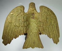 Load image into Gallery viewer, Antique Bronze EAGLE Finial Gold Gilt Decorative Architectural Hardware Element
