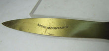 Load image into Gallery viewer, Old WHITE MOUNTAINS NEW HAMPSHIRE Souvenir Letter Opener Desk Art Tool

