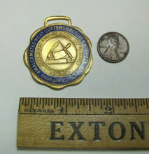 Load image into Gallery viewer, Antique MEAT CUTTERS &amp; BUTCHERS WORKMEN AFL Fob Medallion BASTIAN BROS NY Ornate
