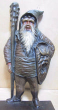 Load image into Gallery viewer, BRADLEY &amp; HUBBARD Cast Iron WARRIOR GNOME ELF MAN KRAMPUS Antique Doorstop B&amp;H
