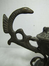 Load image into Gallery viewer, Serpent Dragon Beast Genie Old Cigar Lighter Oil Light Lamp Incense Burner
