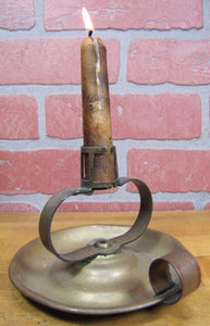 Pat Aug 16 1887 JENKINS BROOKLYN NY Chamberstick Antique 19c Patent Candlestick