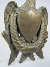 Load image into Gallery viewer, EAGLE Old Brass Door Knocker Figural Architectural Hardware Element
