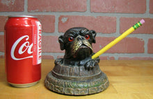 Load image into Gallery viewer, Old BULLDOG Pencil Holder wonderfully detailed desk art KING NEW YORK
