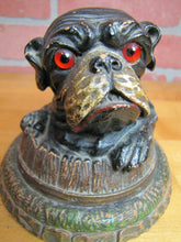 Load image into Gallery viewer, Old BULLDOG Pencil Holder wonderfully detailed desk art KING NEW YORK
