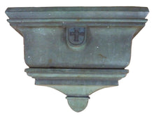 Load image into Gallery viewer, Antique Decorative Arts Church Cross Architectural Hardware Brass Bronze Patina
