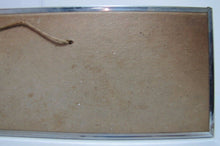 Load image into Gallery viewer, JESUS CARES Sign Glass Front Foil Design Lettering Deco Tin Bevel Frame

