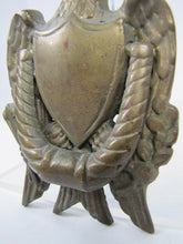 Load image into Gallery viewer, EAGLE Old Brass Door Knocker Figural Architectural Hardware Element
