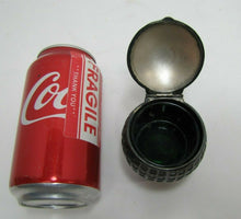 Load image into Gallery viewer, JB JENNING BROS Golf Ball Figural Antique Inkwell Green Glass Insert Pat Appld
