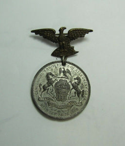 1888 ALLEGHENY Co Pa PENNSYLVANIA Centennial Anniversary Medallion Pinback