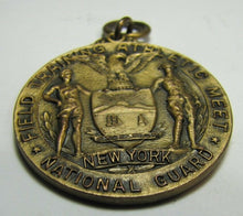 Load image into Gallery viewer, 1928 NATIONAL GUARD FIELD TRAINING ATHLETIC MEET Medallion Medal Dieges Clust
