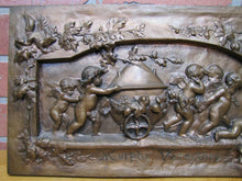 Load image into Gallery viewer, MURPHY VARNISHES 19c Victorian Advertising Plaque Sign Exquisite Cherubs Ornate
