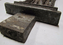 Load image into Gallery viewer, Antique CHURCH Marker Plaque Exquisite MAIDEN CROSS CHALICE Cast Iron Ornamental
