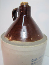Load image into Gallery viewer, Antique HANSEN&#39;S LABORATORY Stoneware Jug Little Falls NY butter cheese color
