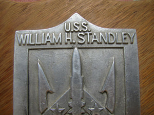USS WILLIAM H STANDLEY DLG-32 Naval Plaque Sign Destroyer Leader Cruiser US NAVY