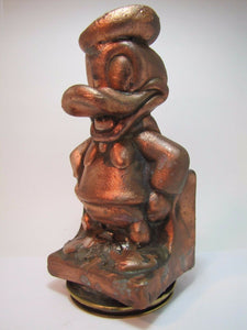 DONALD DUCK WALT DISNEY Prod Original Toy Mold Rare Metal Full Figural PPP
