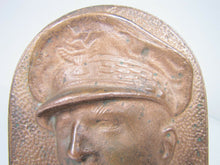 Load image into Gallery viewer, US GENERAL DOUGLAS MACAUTHUR Old Decorative Art High Relief Thick Brass Plaque
