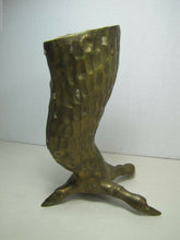 Load image into Gallery viewer, Vtg Brass Clawed Chicken Foot Candlestick unique finely detailed candle holder
