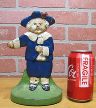 Load image into Gallery viewer, PILGRIM BOY Antique Doorstop Cast Iron Figural Decorative Art Statue Doorstopper
