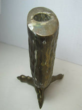 Load image into Gallery viewer, Vtg Brass Clawed Chicken Foot Candlestick unique finely detailed candle holder
