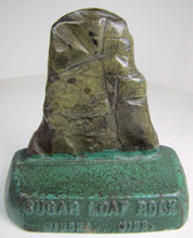 Load image into Gallery viewer, 1939 SUGAR LOAF ROCK WINONA MINNESOTA STATE FAIR BSA Cast Iron Doorstop RHTF

