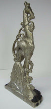 Load image into Gallery viewer, Antique Art Deco Cast Iron Giraffe Doorstop ornate double sided *rare htf Art ds
