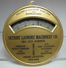 Load image into Gallery viewer, DETROIT LAUNDRY MACHINERY Co Old Advertising Thermometer Brown &amp; Bigelow Minn
