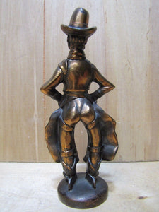 Old Gunfighter Cowboy Western Americana Decorative Art Paperweight Statue Lawman