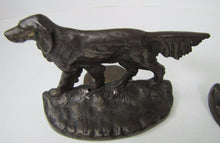 Load image into Gallery viewer, 1920s GREENBLATT STUDIOS POINTER DOGS Bookends Decorative Art Statues Boston Ma
