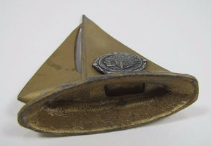 Old GRAND CANYON OF PA Pennsylvania Souvenir INDIAN SAILING SHIP Paperweight