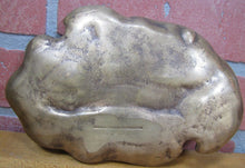 Load image into Gallery viewer, Art Deco Hunting Prowling Tiger Big Cat Brass Tray J Fischer General Bronze Corp
